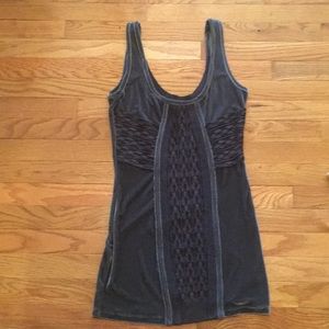 Free people velvet mini dress